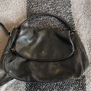Kate Spade Black Leather Shoulder/Cross Body Bag